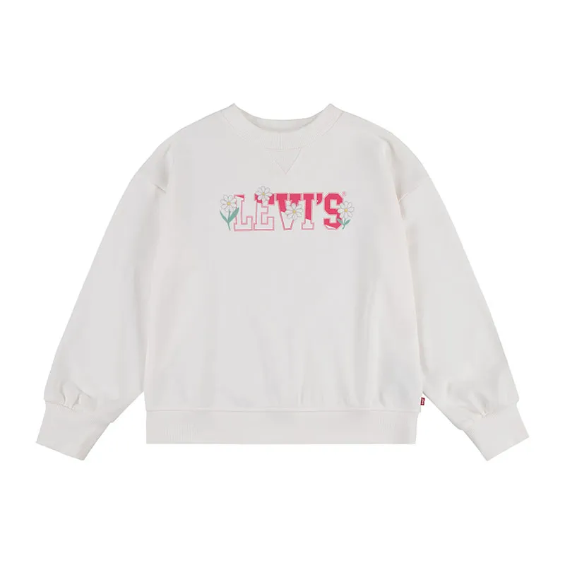 Top col rond Levis Crew Junior - Sugar swizzle-1
