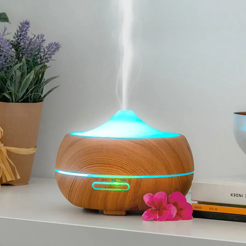 Humidificateur-diffuseur Wood effect - 16x12cm-3