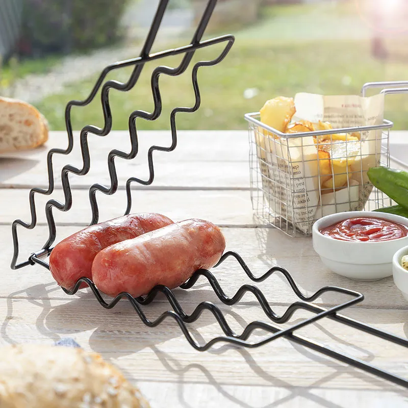 Grille de Barbecue pour Saucisses - 51x8x4cm-3