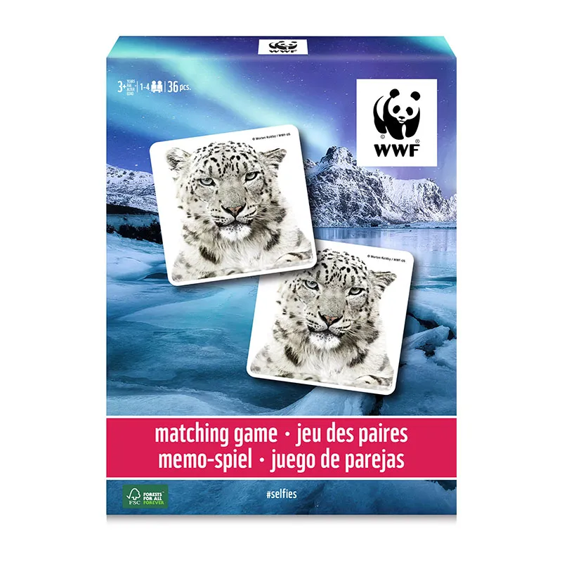 Jeu de Memory WWF Selfies 36pcs - 36m+-0