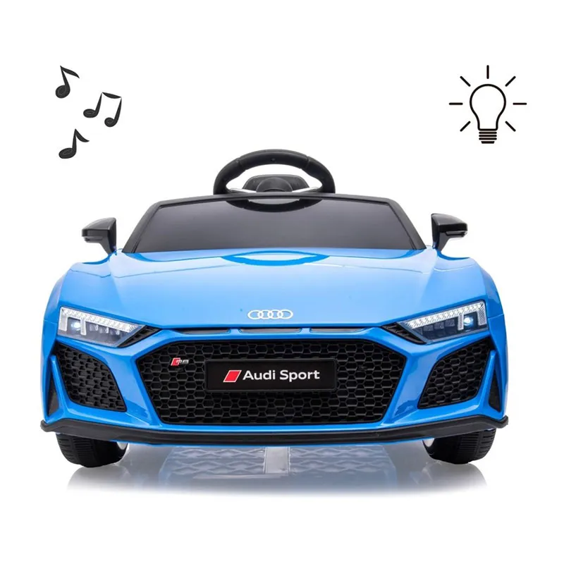 Voiture à batterie Audi R8 Spyder Bleu  - 36m+-2