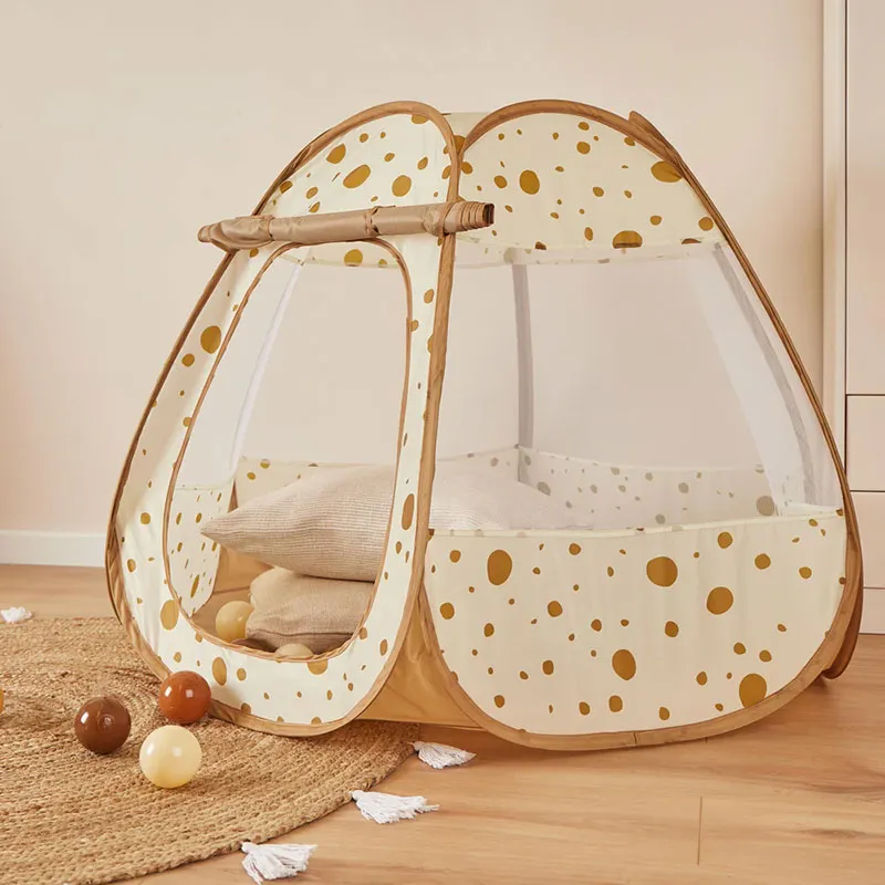Tente à balle Pop up & 50 balles Pois - 12m+-1
