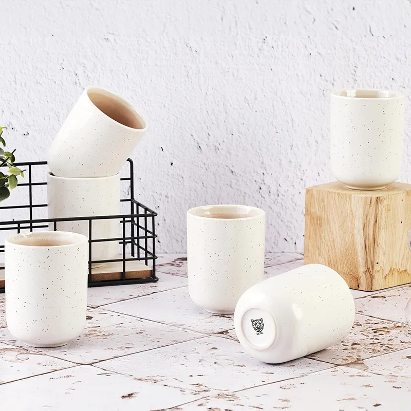 6 Mugs Oxygen Rose poudré - 30cl-0