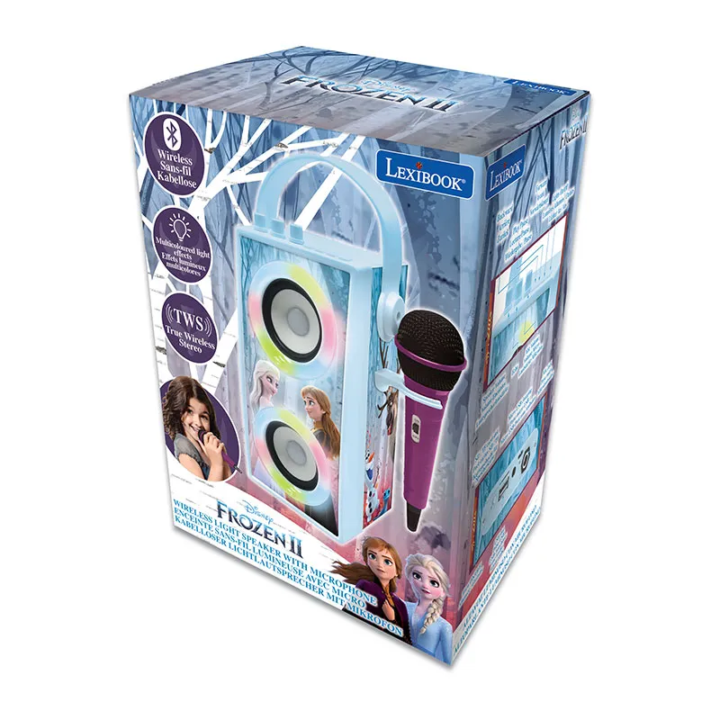 Enceinte Bluetooth portable & Micro Reine des Neiges - 6+-6