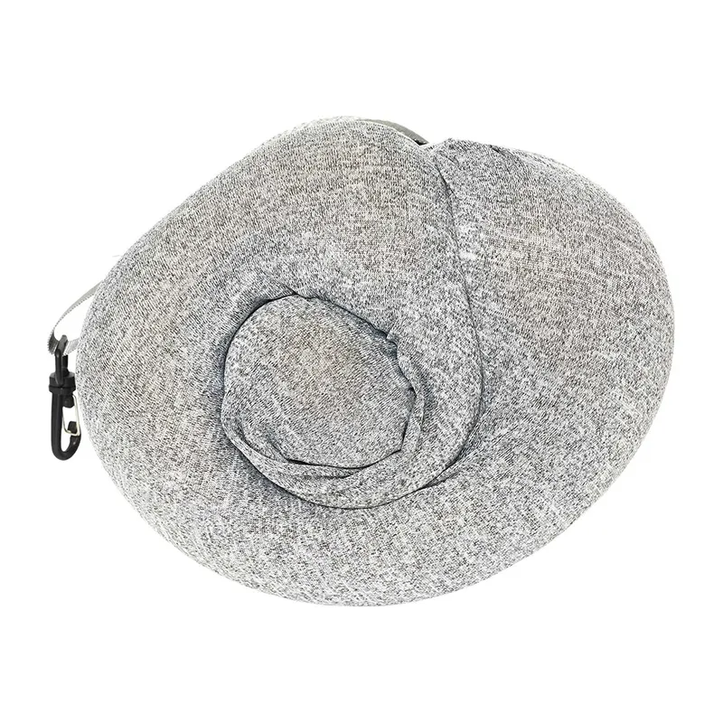 Coussin de voyage mémoire de forme - Gris-2