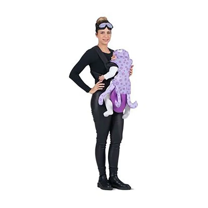 Couvre Porte-bébés Plongeur et Poulpe-0