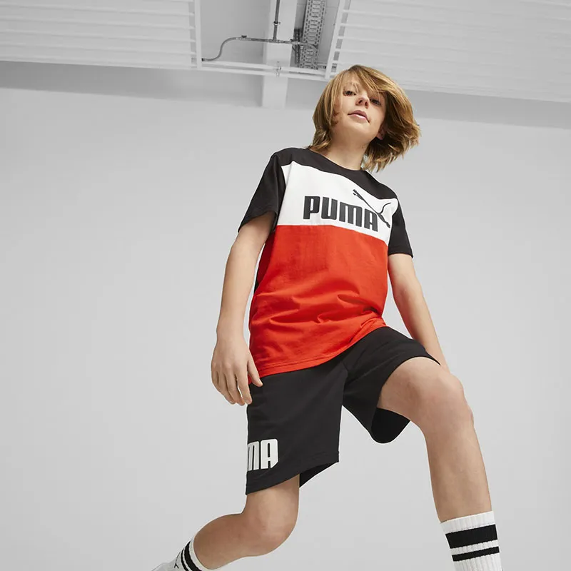Short Garçon Power Puma - Noir-5
