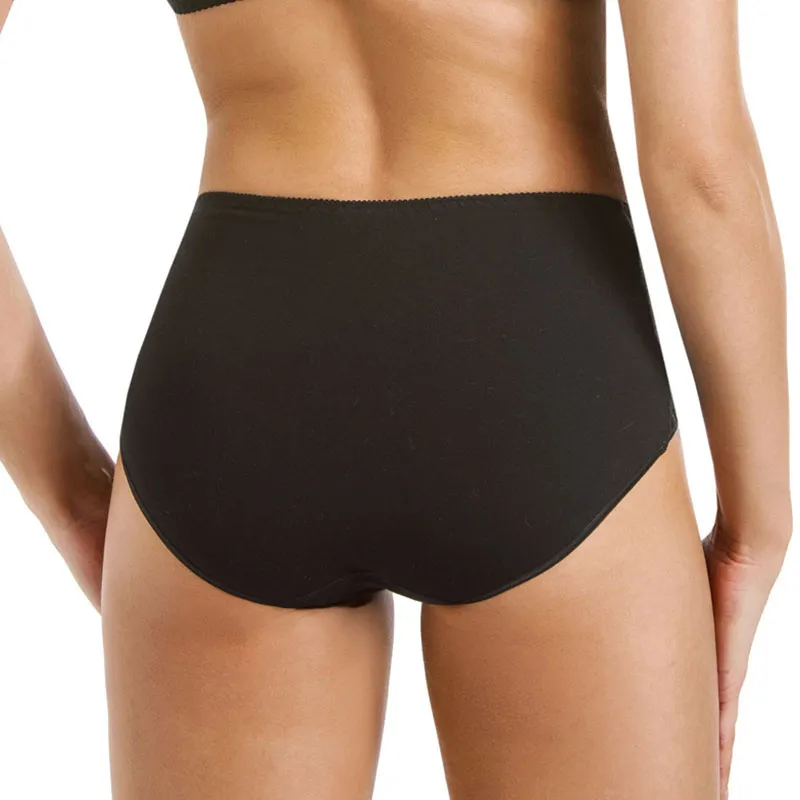 Culotte taille haute Anastasia - Noir-1