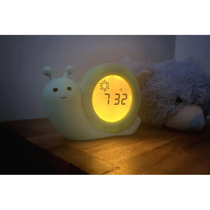 Réveil éducatif jour/nuit Escargot - Vert-11