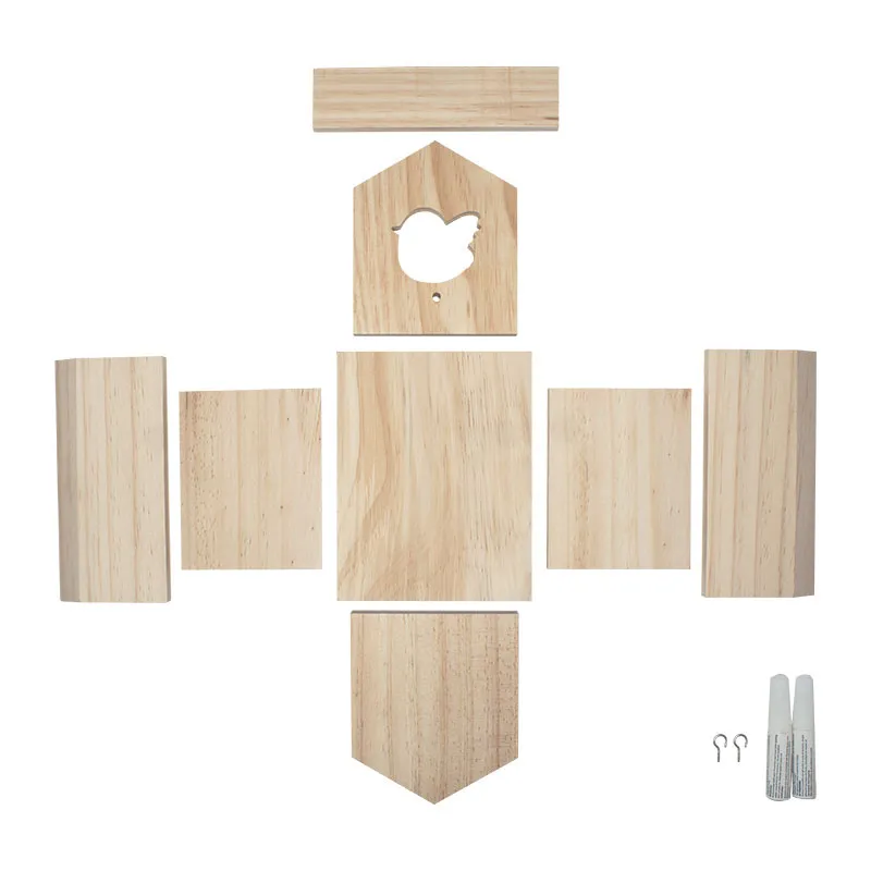 Kit DIY Nichoir 13x14,5x16cm - 4+-3
