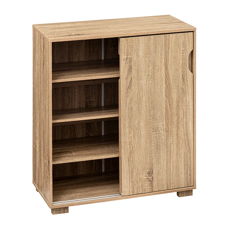 Meuble chaussures porte coulissante 16 paires - 75x35,5x91,7cm-1
