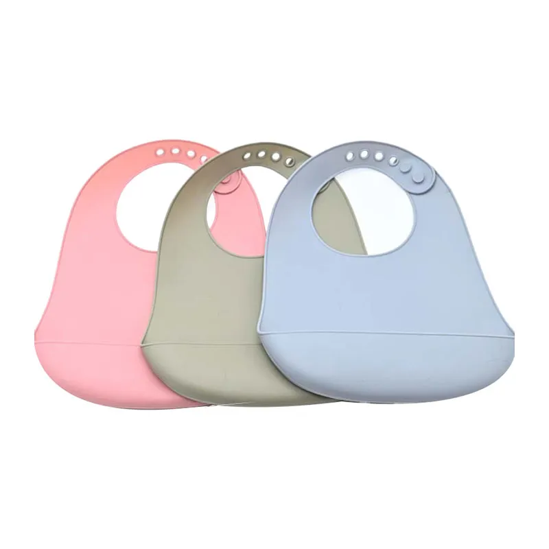 3 Bavoirs en silicone avec récupérateur-10