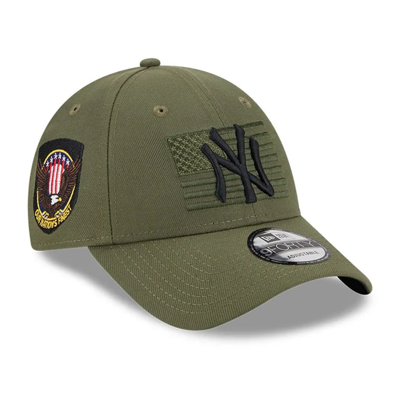 Casquette 9Forty New York Yankees Adulte - Vert camouflage-0