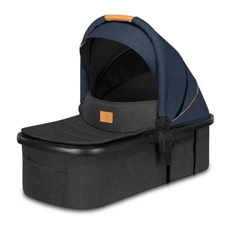 Trio Poussette Amber + Nacelle + Cosy Gr.0+ Bleu Navy - 0m+-24