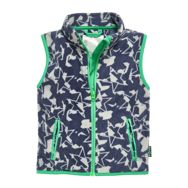 Veste polaire sans manches Camouflage - Marine/Blanc-0