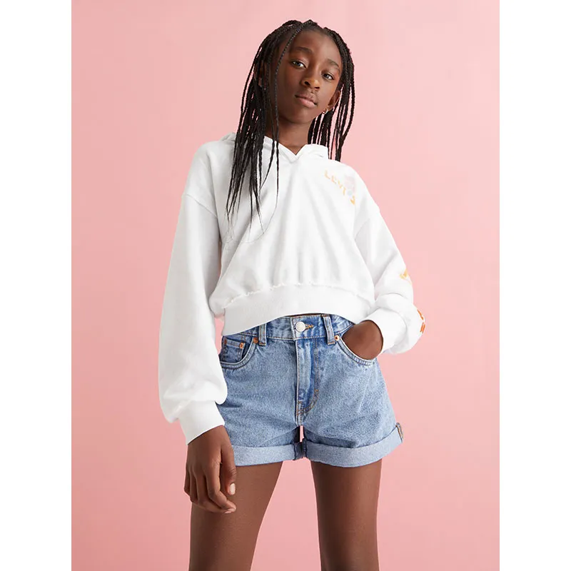 Hoodie Levis Hibiscus Junior - Bright white-8