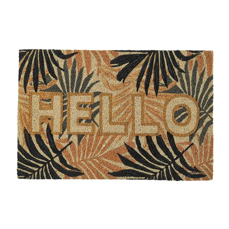 Tapis brossant coco Message Aléat. - 40x60cm-4