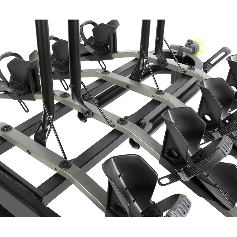 Porte-vélo sur attelage plateforme Buzzracer 4 - 4 vélos-6