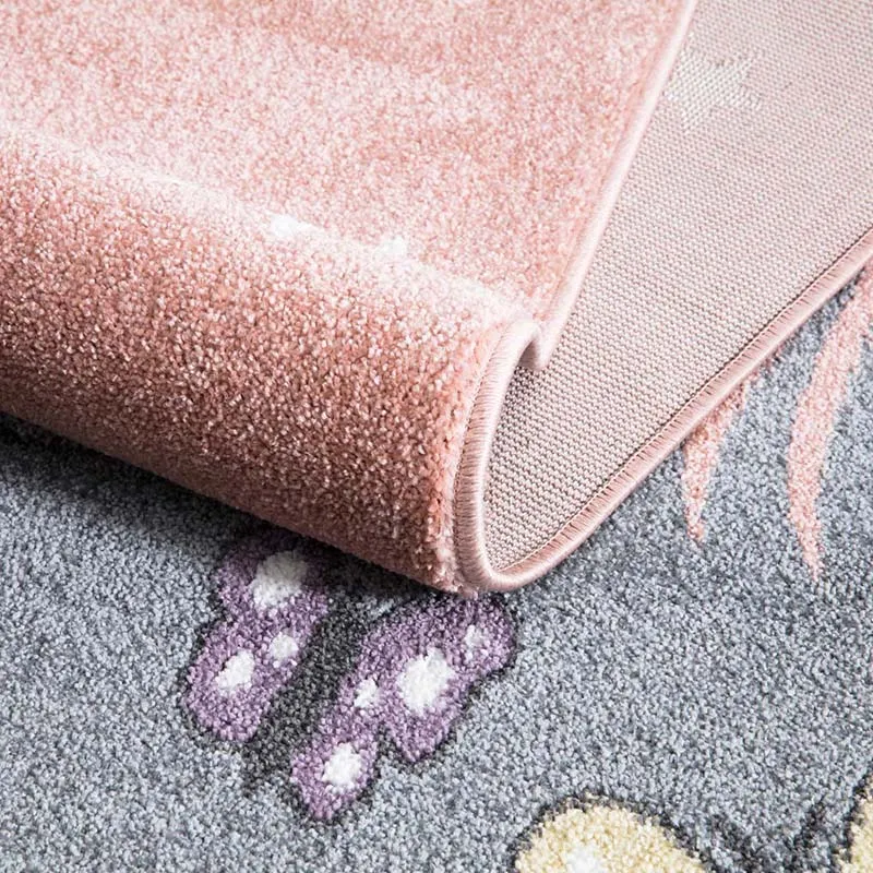 Tapis Anime ourson Rose - Plusieurs dim. dispos-6