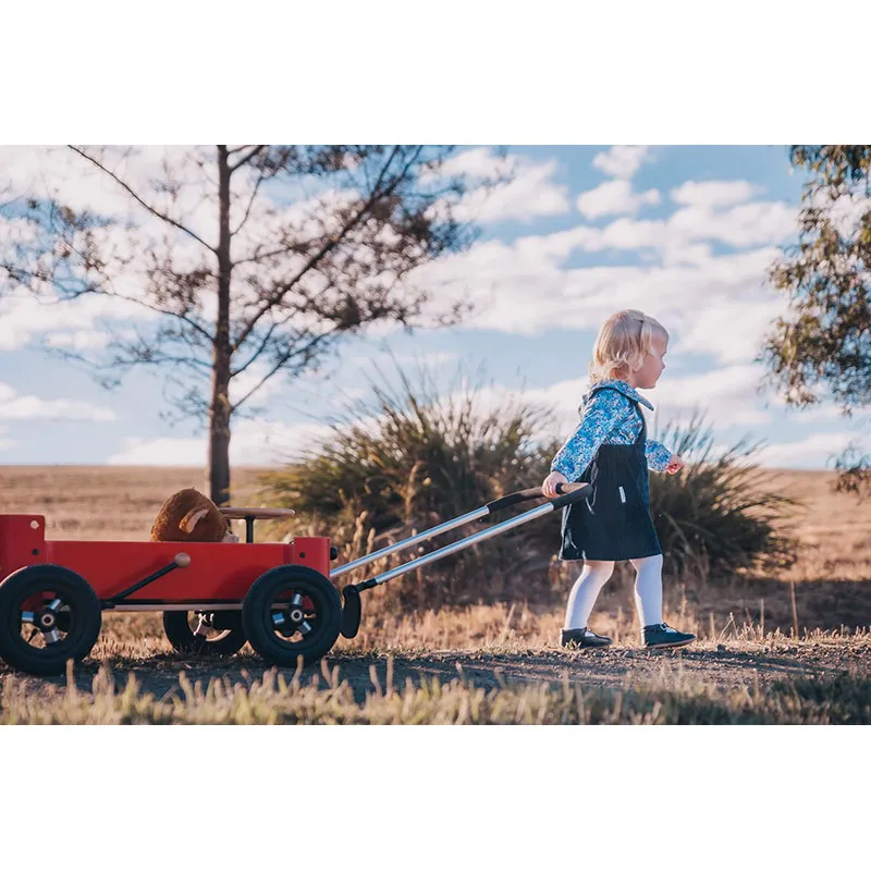 Chariot 3en1 Wagon Rouge - 12m+-9