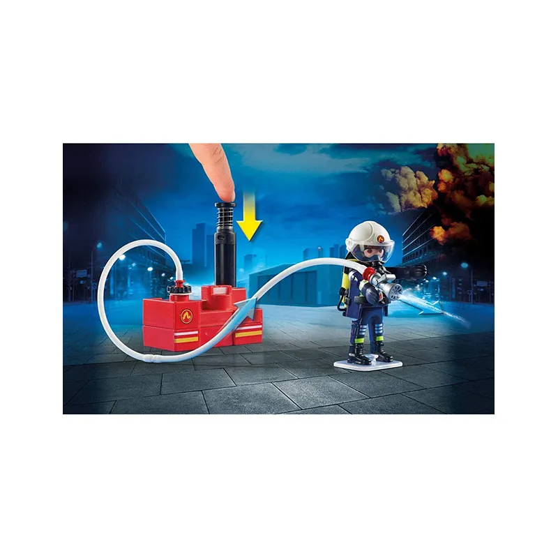 Pompiers avec matériel d'incendie City Action - 4+-2