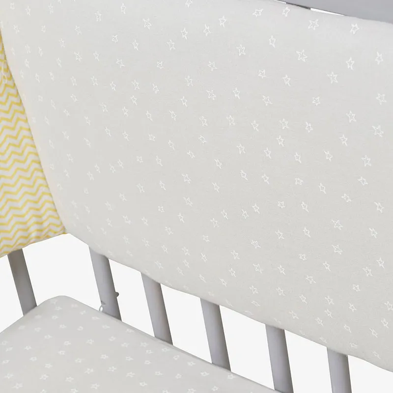 Tour de parc Gaze de Coton Blanc - 50/70x25cm-5