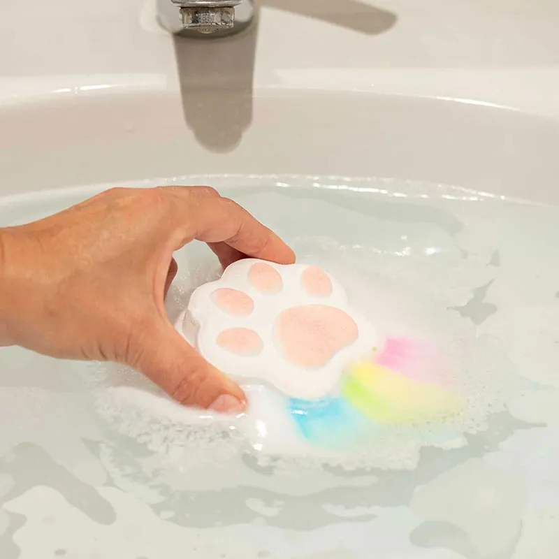 2 Bombes de bain effet Arc-en-ciel Kawaii Aléat. - 150gr-1