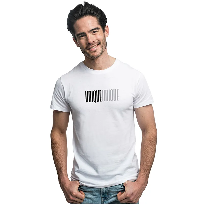 T-shirt Homme BIO Unique mpt - Blanc-0