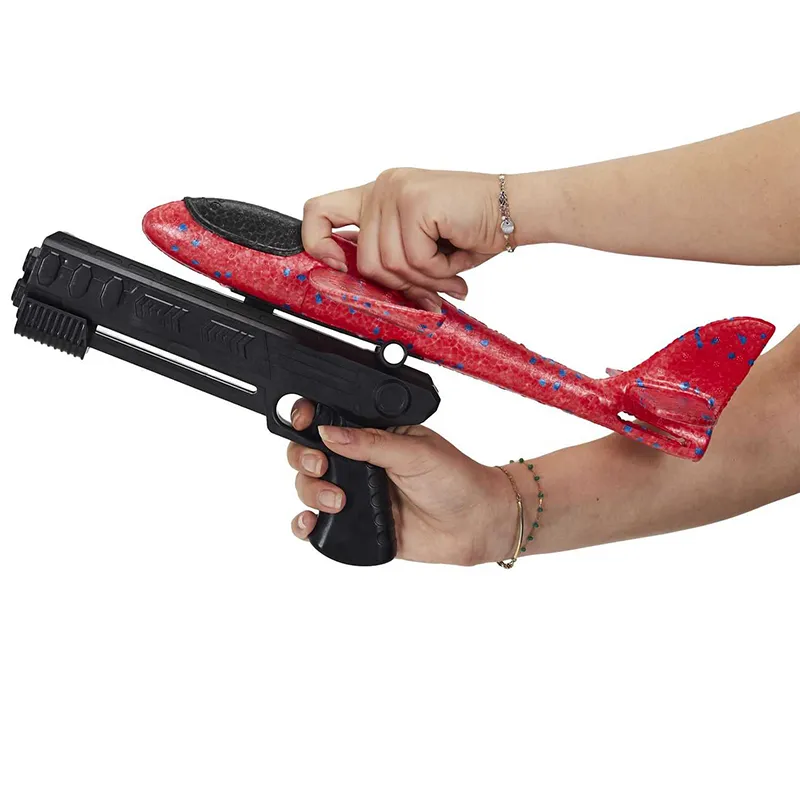 Jeu du Lancer d'avion + propulseur - 18x43x3,5cm-3