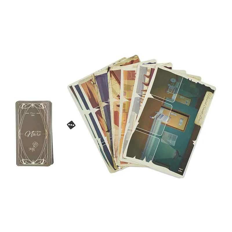 Jeu Escape Game La Rose Noire - 15,8x21,8x2,7cm-1