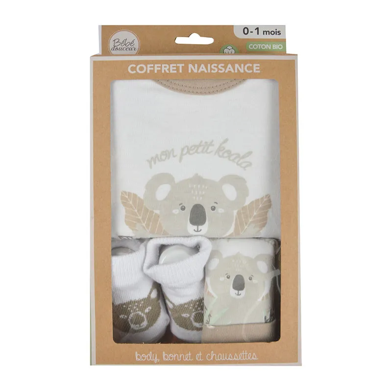 Coffret de naissance Coton BIO Koala - Naissance-1