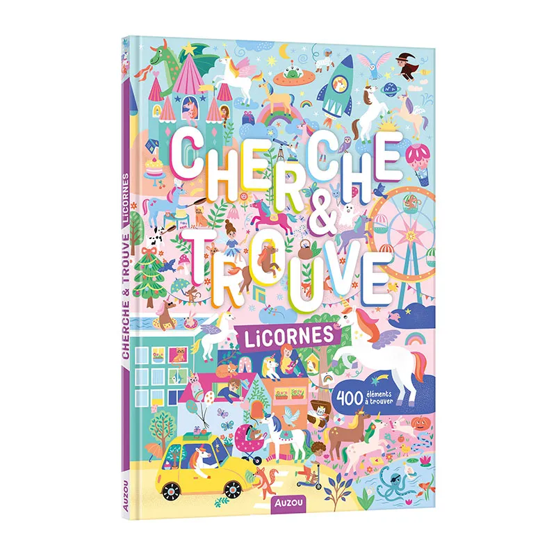 Album Cherche & Trouve Licornes - 5+-0