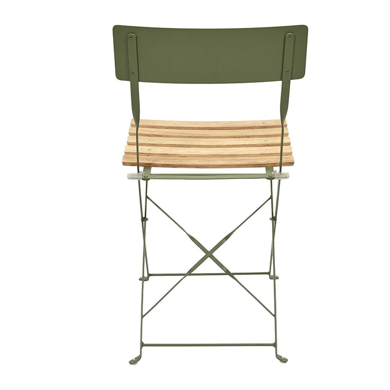 2 Chaises pliantes Bella Vita Kaki - 42x48x81cm-3