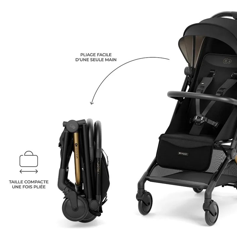 Poussette Compacte cabine Pilot 2 Noir - 0m+-3