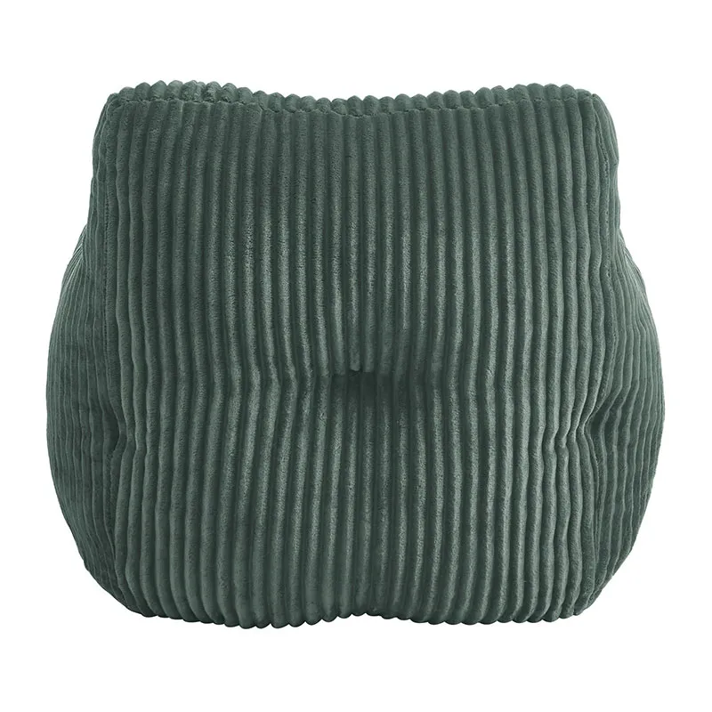 Fauteuil Luffy Velours cotelé en mousse Vert - 96x91x74cm-3
