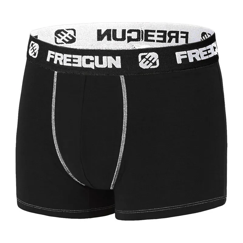 3 Boxers Homme Coton - Noir/Blanc-2