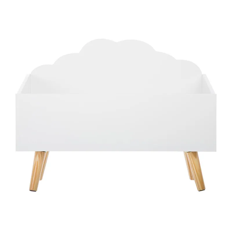 Coffre Nuage Blanc - 58x45x28cm-2