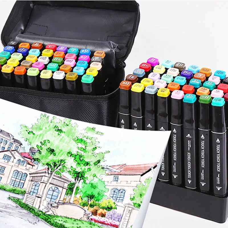 Marqueurs acrylique à double pointe - 30pcs-7