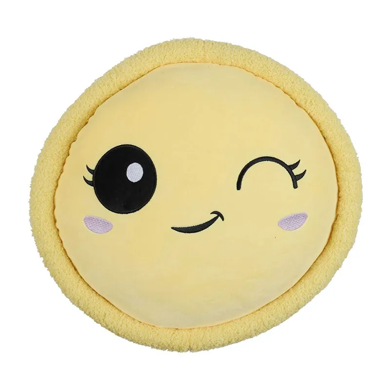Peluche macaron Jaune - 40cm-0