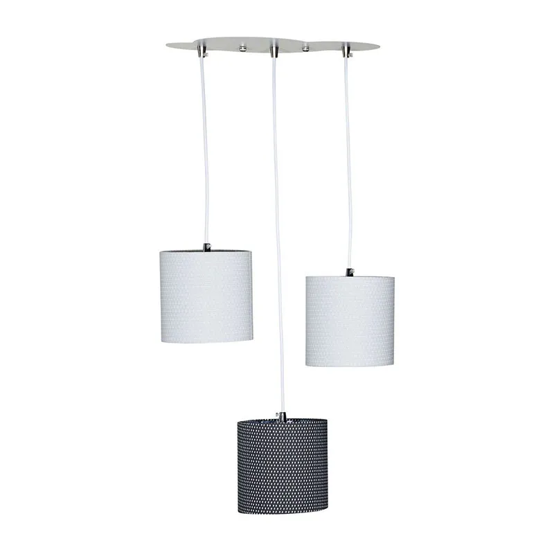 Suspension lumineuse trio Babyfan - 58,5x37x20cm-0