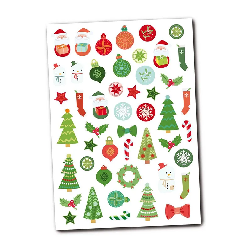Gommettes Noël Rondes/Colorées - 420pcs-3
