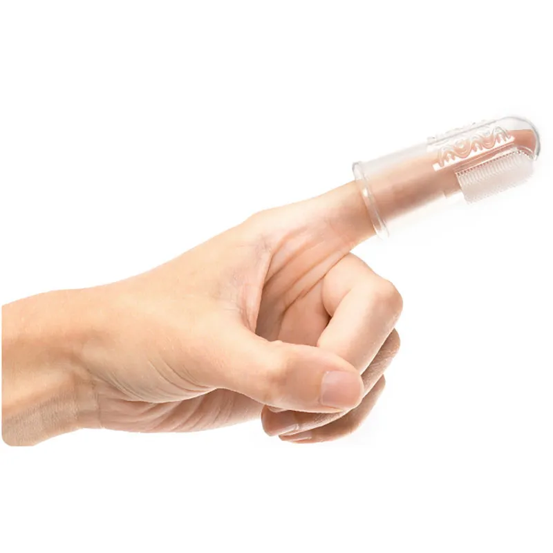 2 Brosses à dents-doigtier Silicone - 4m+-4