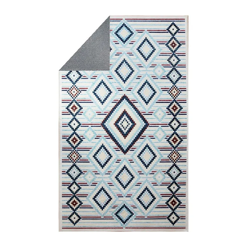 Tapis Berbère Losange Bleu - Plusieurs dim. dispos-1