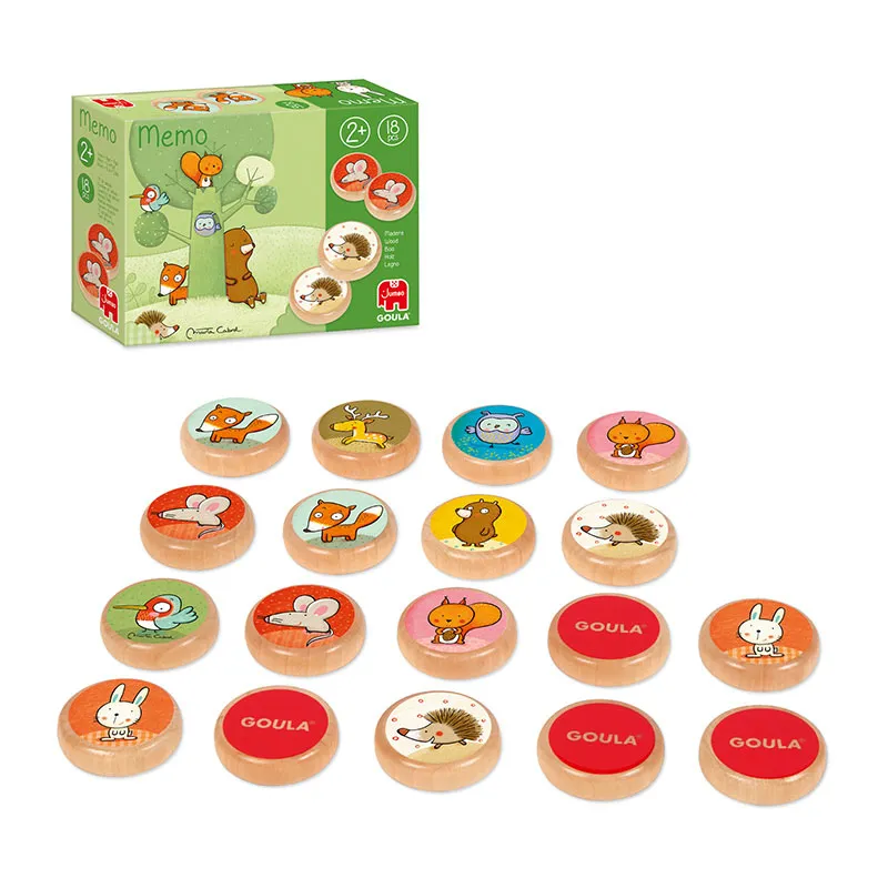 Mémo Tom et ses Amis de la Forêt 18pcs - 24m+-2