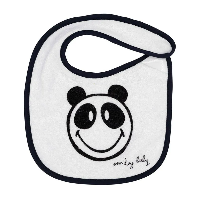 5 Bavoirs naissance Smiley - 18x21cm-3