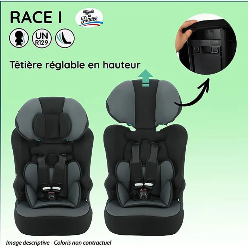 Siège auto I-Size/Ceinturé Race 76 à 140cm - Koala-5