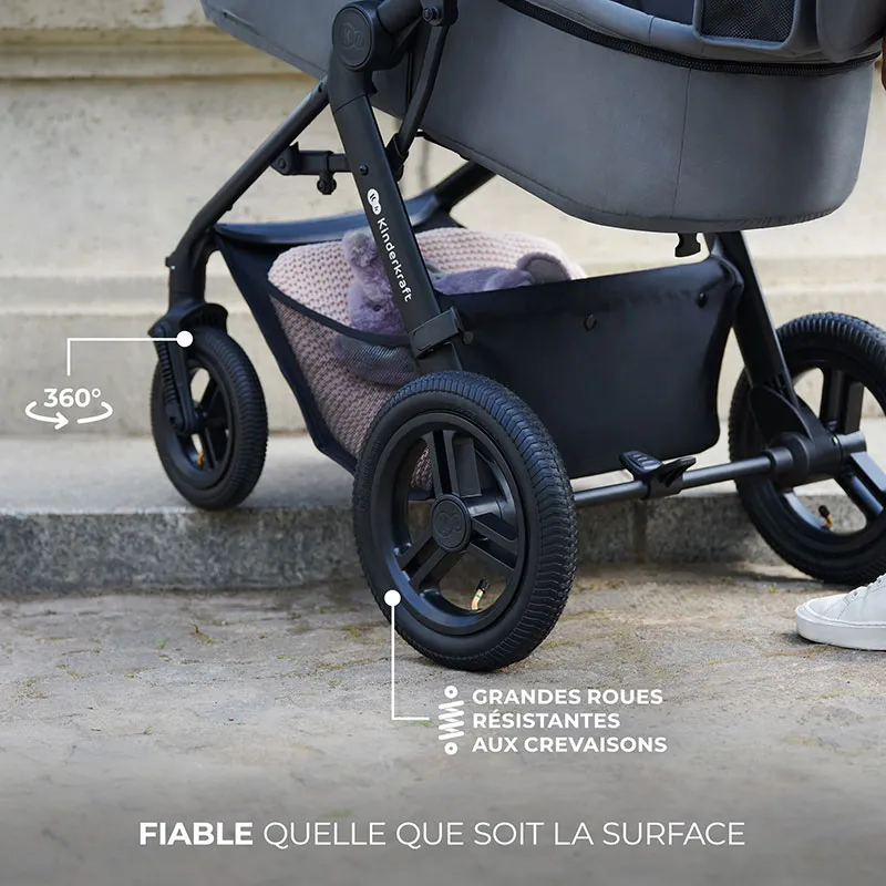 Poussette Moov 2 Air 3en1 Gris - 0m+-21
