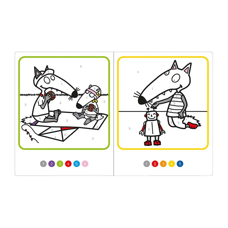 P'tit Loup Mes coloriages magiques Les chiffres - 36m+-2