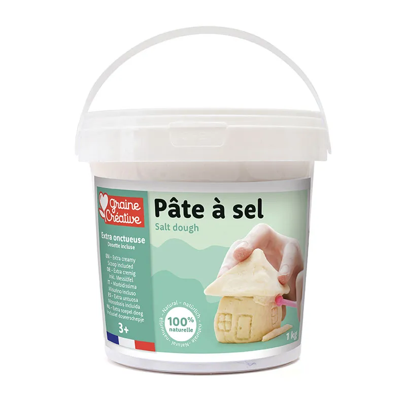 Seau de Pate à sel 1Kg - 3+-0