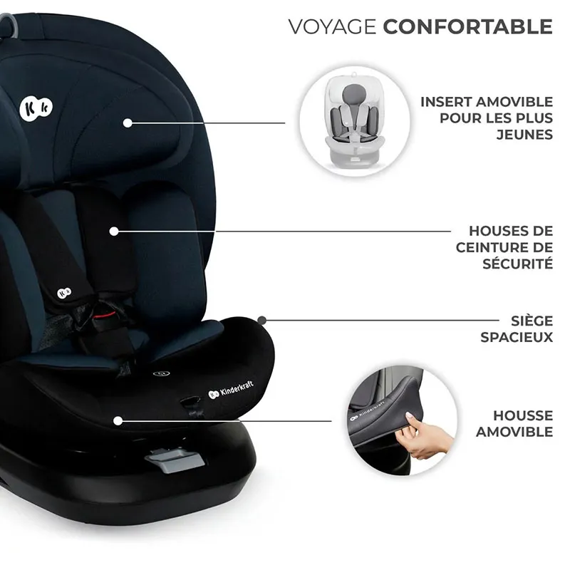 Siège-auto 360° I-Grow i-Size/Isofix 40-150 cm - Noir-7